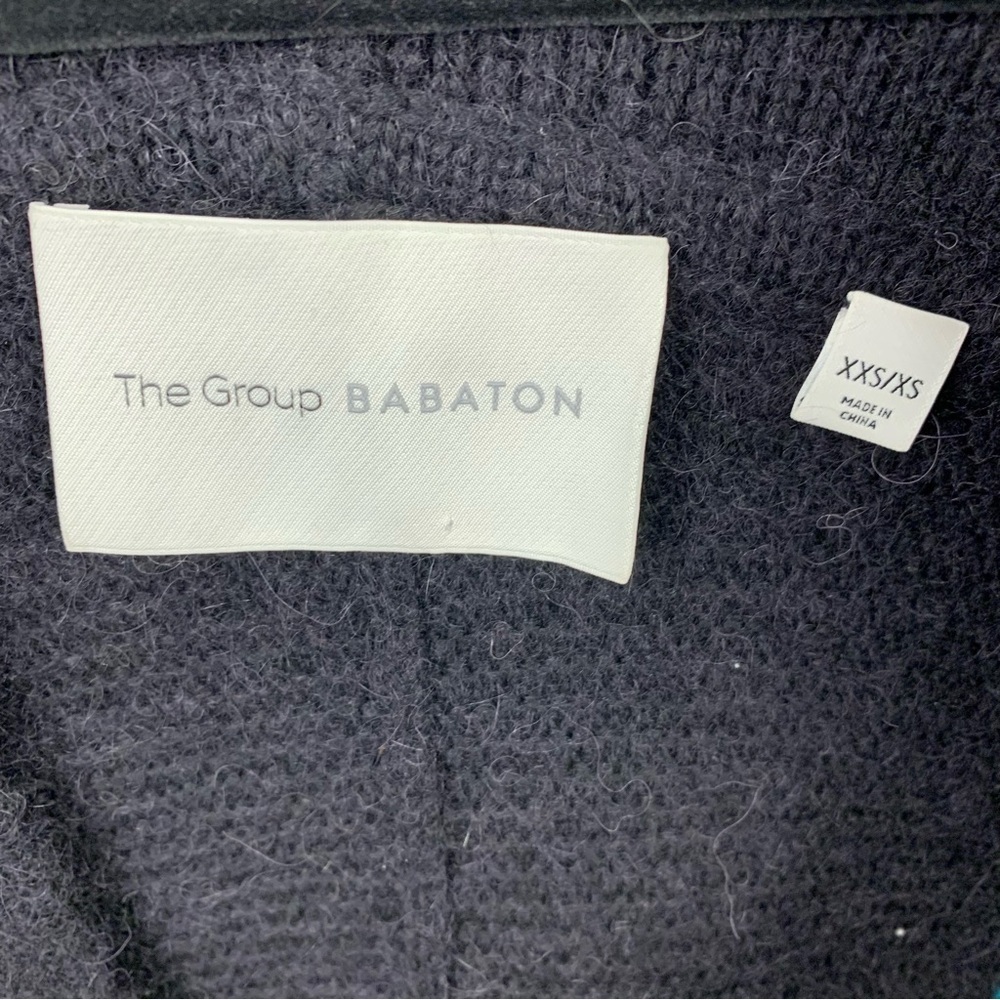 Aritzia The Group Babaton XXS/XS Black Javier Cocoon Mohair Alpaca Wool Cardigan - Picture 7 of 9